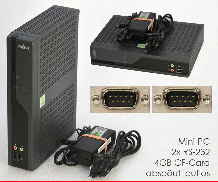 Silent Computer S550 4GB CF-Card 2x RS-232 PCI DVI Only 18 Consumption (!) #TC46 - Image 1 of 1