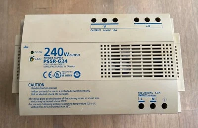 IDEC PS5R-G24 240W OUTPUT POWER SUPPLY 24VDC 10A TESTED WORKS - Image 1 of 4