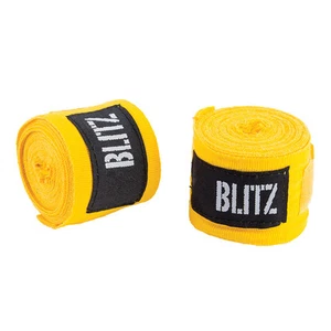 BENDAGGIO Mani YELLOW HAND WRAPS FULL KICK BOXING BENDE per guantoni BOXE Giallo - Imagen 1 de 1