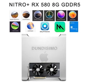 APPLE BOOT Screen, MacPro Sapphire NITRO+ RX 580 8G. Dual Bios. Mac & Win - Picture 1 of 12
