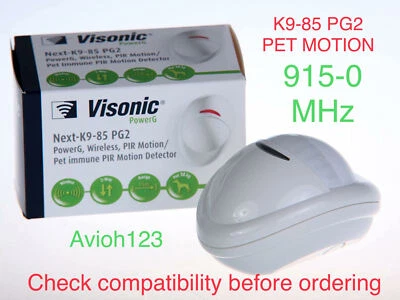 Visonic 3 pcs- Next K9-85 PG2 Pet Motion Detector 915-0 MHz  - Image 1 of 4