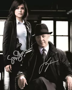 Foto firmada por Megan Boone The Blacklist James Spader 8X10 Rp Elizabeth Keen roja - Imagen 1 de 1