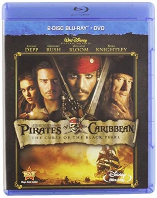 Pirates of Caribbean: Curse of Black Pearl [Blu-ray] [2003] [US I... - DVD  6MVG - Image 1 of 2