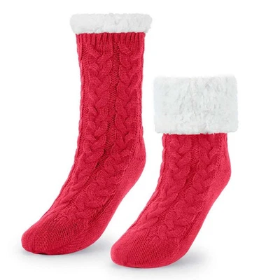 Medias de felpa gruesas cálidas de invierno para mujer Foto 1 de 4