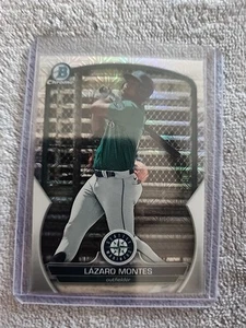 2023 Bowman Chrome Baseball Mega Box Mojo Refractor # BCP-233 Lazaro Montes - Picture 1 of 4