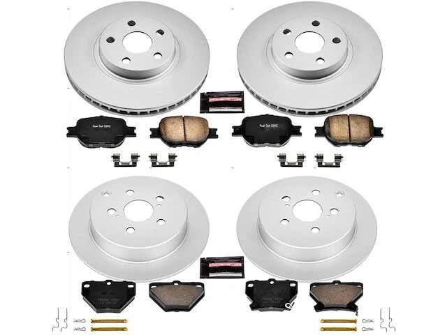 Kit de pastillas de freno y rotor delanteras y traseras para 00-05 Toyota Celica YM85Z8 Foto 1 de 1