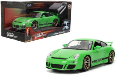 JADA TOYS Juguetes Jada - Rápido y Furioso - Fundido a presión a escala 1:24 Porsche 911 GT3 2007 [Juguete nuevo]