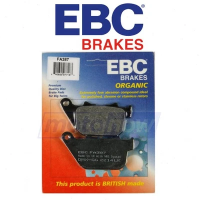 EBC Rear Organic Brake Pads for 2005-2007 Harley Davidson XL883R Sportster wj - Image 1 of 4