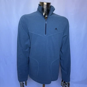 Adidas Fleece Half-Zip Pullover – Anfang 00er Jahre Vintage - Größe L - Bild 1 von 4