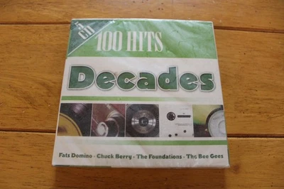 100 Hits Decades 5CD Box Set New Sealed Various Artists Compilation Fats Domino - Image 1 of 2