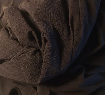 1  3/4 Yds Black Brown 4 Way Stretch Tulle 58'' Wide Spandex Mesh Fabric - Image 1 of 4