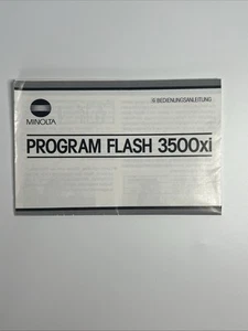 Minolta Program Flash 3500xi Bedienungsanleitung #P10 - Afbeelding 1 van 2