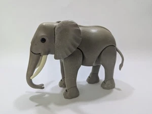 **Playmobil** Elefant Dickhäuter Stoßzähne Tierpark Zoo Safari Afrika Tier Groß - Bild 1 von 4