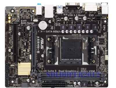 ASUS A68HM-E Socket FM2/FM2+ AMD A68H 32GB DDR3 DIMM Motherboard Micro ATX - Image 1 of 4