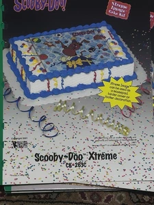 Scooby Dooby Doo! Inserto/publicidad para pasteles de película años 2000 vintage pastel artesanal - Imagen 1 de 2