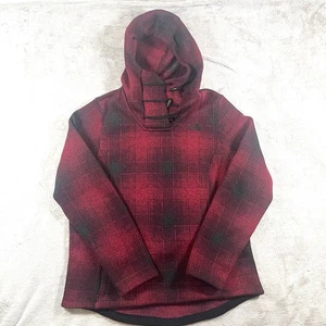 The North Face Jacke Damen LRG rot Büffel kariert Hoodie Holzfäller Weihnachten - Bild 1 von 10