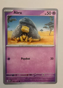 Pokemon sv:151 Abra 063 common normal - Picture 1 of 1