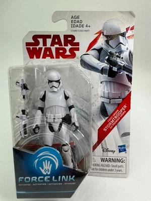 Figura de acción Star Wars 3,75 Force Link First Order Stormtrooper Foto 1 de 4