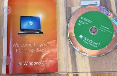 Microsoft Windows 7 Home Premium DVD • w/ Product Key • Company Store Edition - Image 1 of 3