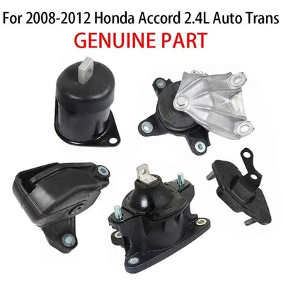 GENUINE 5x Engine Motor & Trans Mounts Kit For Honda Accord 08-12 2.4 Auto Trans - Image 1 of 4