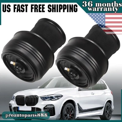 Par de bolsas de resorte de suspensión neumática traseras para BMW X5 F15 2014-2018 X6 F16 2015-2019 Foto 1 de 4