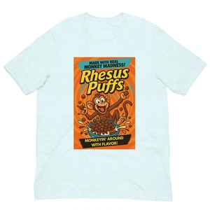 Rhesus Puffs Reese's Retro Parody Unisex t-shirt - Picture 1 of 4
