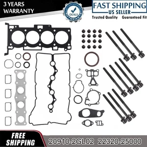 G4KD 2.0L Engine Overhaul Gasket Seals Kit with Head Bolts For Hyundai KIA Forte - Picture 1 of 23