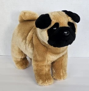 Ty Classic Dax the Pug Puppy Dog Plush Tan Black Stuffed Animal Toy 2008 - Picture 1 of 9