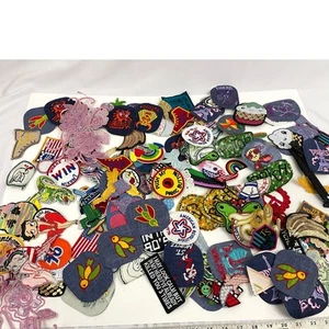 150 PC Assorted Sewing Applique Patches Iron on Sew On NEW Mixed Sequin Crafting - Picture 1 of 18