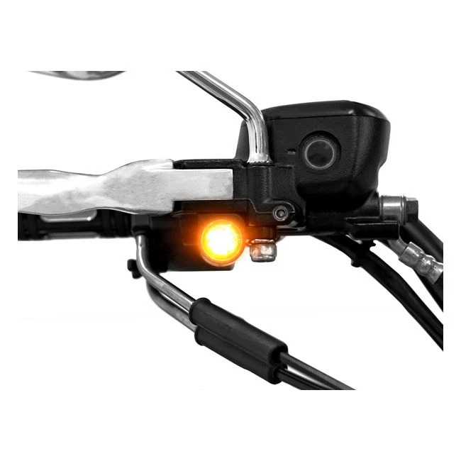 Señales de giro LED Zieger Below BAR negro modelo #4 para Harley Davidson 09-16 Foto 1 de 1