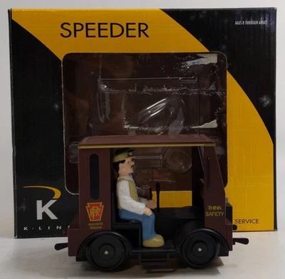 K-Line K2628-01 O Gauge Pennsylvania Motorized Speeder Car #5140 LN/Box - Image 1 of 3