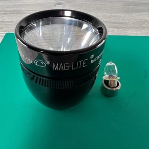 VTG MAG-LITE 3 D Cell Flashlight 6 Replacement Parts Front Head Assembly Black - Picture 1 of 6