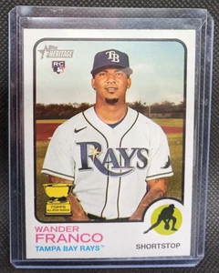Wander Franco #347 Rookie Cup Tampa Bay Rays RC 2022 Topps Heritage - Imagen 1 de 2