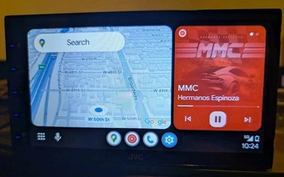 JVC KW-M560BT 2-DIN 汽车立体声,Apple CarPlay/Android 自动,SXM,带麦克风已测试 — 第 1/4 张图片