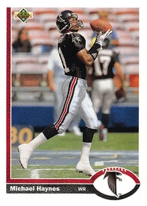 Michael Haynes 1991 Upper Deck 567 Atlanta Falcons Football Card - Bild 1 von 2