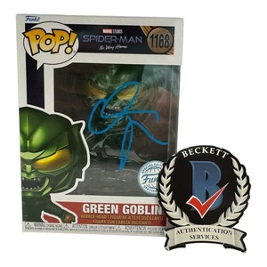 Willem Dafoe Signed Auto Spider-Man Funko Pop 1168 Beckett BAS Green Goblin - Picture 1 of 2