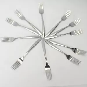 Gorham Stegor Spiral Dinner Forks Stainless 7-1/2" Lot of 11 - Picture 1 of 7