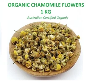 FLORES DE MANZANILLA ORGÁNICAS CERTIFICADAS AUSTRALIANAS A GRANEL COMPRAR 1 KG, GRADO PREMIUM - Imagen 1 de 3