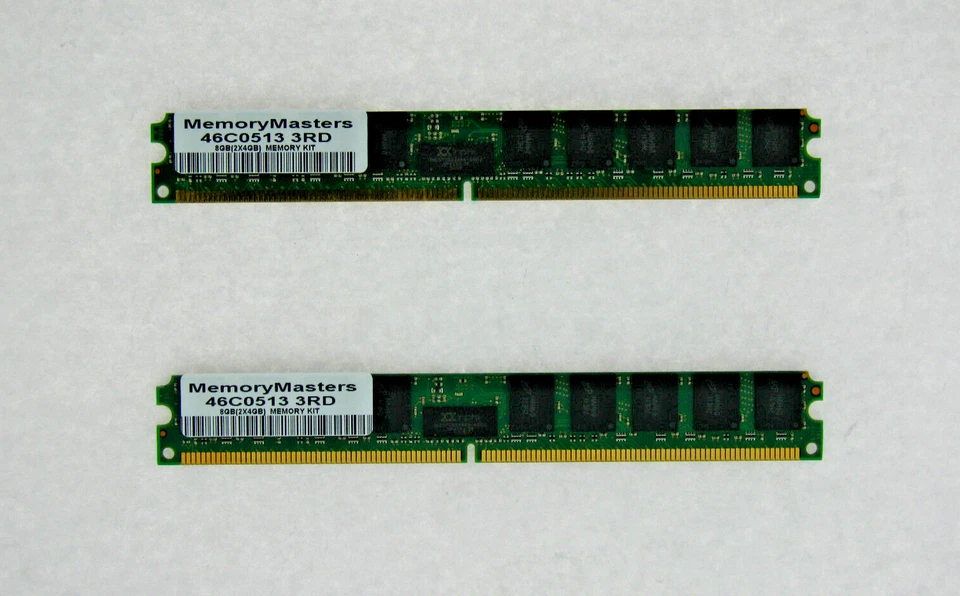 Mémoire VLP IBM BladeCenter 46C0513 8 Go (2x4 Go) PC2-5300 ECC REG DDR2 - Photo 1/1