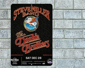 Steve Miller Sign Aluminum Metal 8"x12" Garage Man Cave Rock Concert - Picture 1 of 1