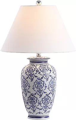 JYL8023A Juliana 26.25" Chinoiserie Ceramic LED Table Lamp Traditional Bedside D - Image 1 of 4