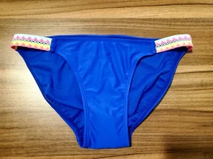 Xhilaration - Women's Hipster Cheeky Swim Bikini Bottom - Sz XL - COBALT BLUE - Picture 1 of 2