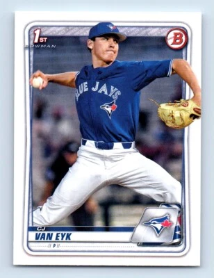 2020 Bowman Draft CJ Van Eyk Toronto Blue Jays #BD-93 - Image 1 of 2