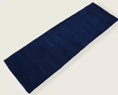 Blau Brücke 100% Wolle 75X240 cm Handgewebter Teppich Orientteppich C21 - Bild 1 von 4