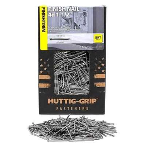 Huttig Grip 4d Finish Trim Nail 1-1/2 in HGN4F5 Bright 5 lb 2810 Nails - Picture 1 of 7