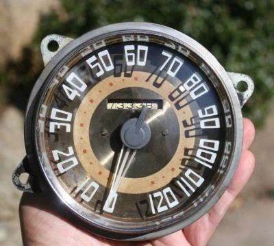 Velocímetro Nash Vintage 42-47 120 MPH Foto 1 de 4