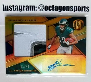 2019 PANINI GOLD STAND JJ ARCEGA WHITESIDE RC/PATCH/AUTO!! 1/49!! 1/1?? FIRST!! - Picture 1 of 5