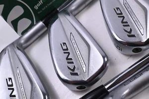Cobra King Forged Tec One Length 2020 Irons / 4-PW+GW / Stiff Flex KBS $-Taper - Picture 1 of 7