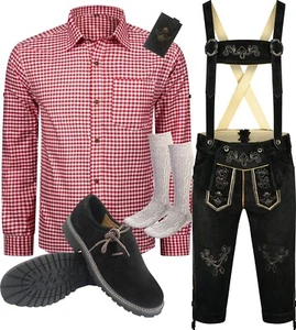 Ensemble De Trachten Pour Hommes 6 Pièces Pantalon Chemise Chaussures SLHRH01 - Imagen 1 de 11