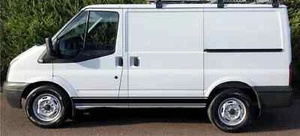 Ford Transit Mk6 Mk7 Side Stripes Vinyl Graphics Both Sides Any Year Decals - Picture 1 of 4